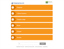 Tablet Screenshot of chappergroup.com
